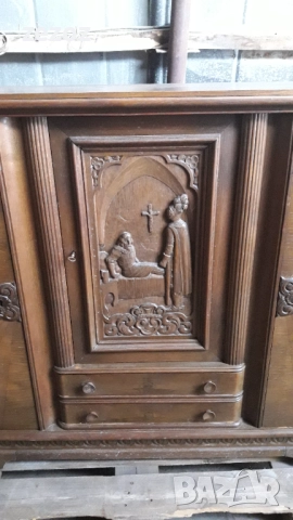 Шкаф ретро Готика , снимка 4 - Шкафове - 52624126