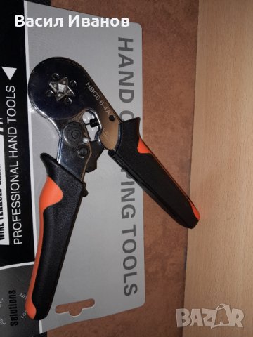 Инструмент за кримпване на кабелни накрайници до 10 mm2, снимка 3 - Клещи - 39535940