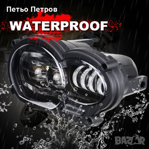 LED преден фар за мотоциклет BMW 2005 - 2012 R1200GS, снимка 2 - Части - 52598657