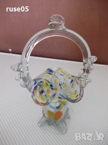 Кошница стъклена, снимка 6 - Колекции - 51359344