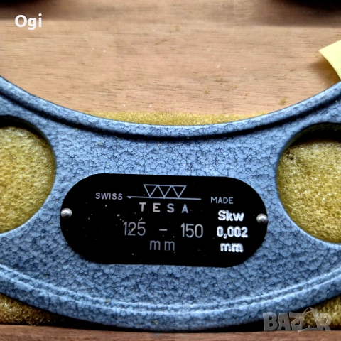 микрометър 125-150mm TESA, снимка 4 - Стругове - 49680364
