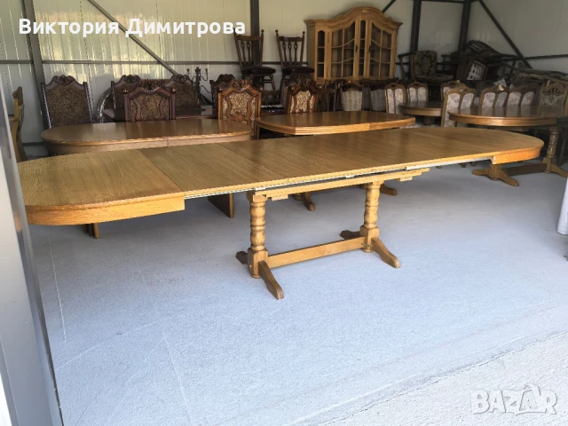 Разтегателна трапезна маса 3,60 м. , снимка 2 - Маси - 50508891