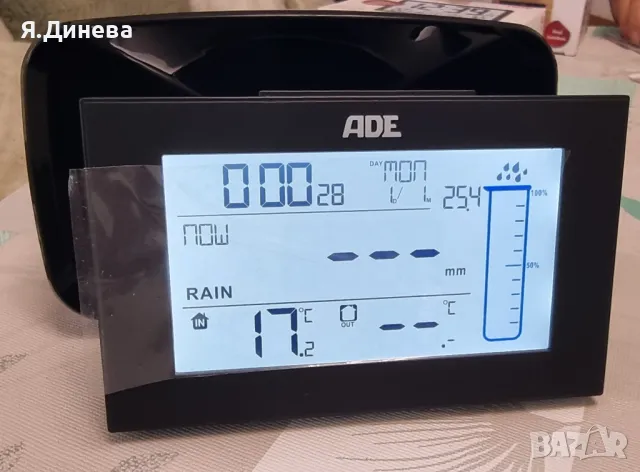 Цифров дъждометър ADE, снимка 2 - Друга електроника - 49563115