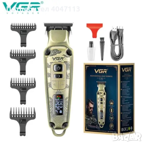 Професионална машинка за подстригване за мъже VGR V-901