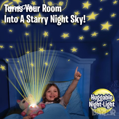 2в1 Плюшен Еднорог и проектор звездно небе Star Belly, снимка 3 - Плюшени играчки - 43393009
