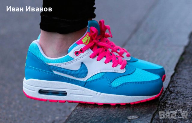  Nike Air Max 1  оригинални маратонки номер 38,5, снимка 2 - Маратонки - 39341633