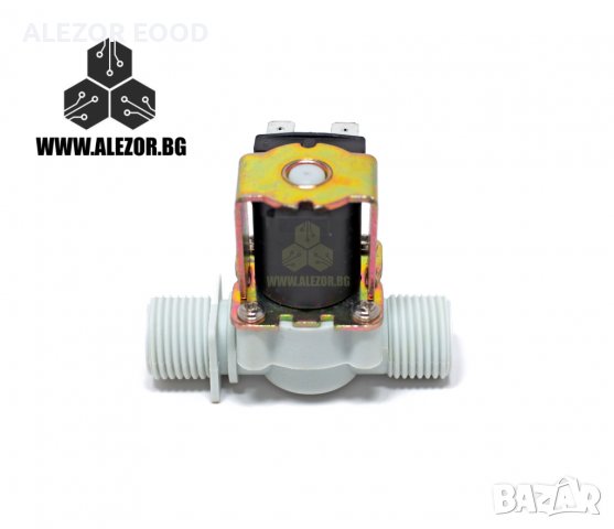 Соленоиден клапан 1/2, 12V DC, NC, Пластмасов, до 8 bar налягане, 5 до 32 л/ мин 20204054, снимка 3 - Друга електроника - 35432111