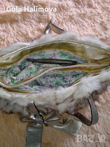 Дамска чанта естествен косъм, снимка 3 - Чанти - 27165299