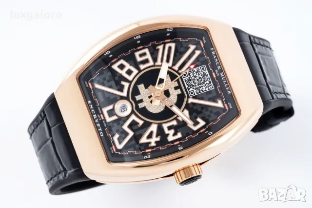 Мъжки часовник Franck Muller Vanguard Encrypto с автоматичен швейцарски механизъм, снимка 4 - Мъжки - 47924452