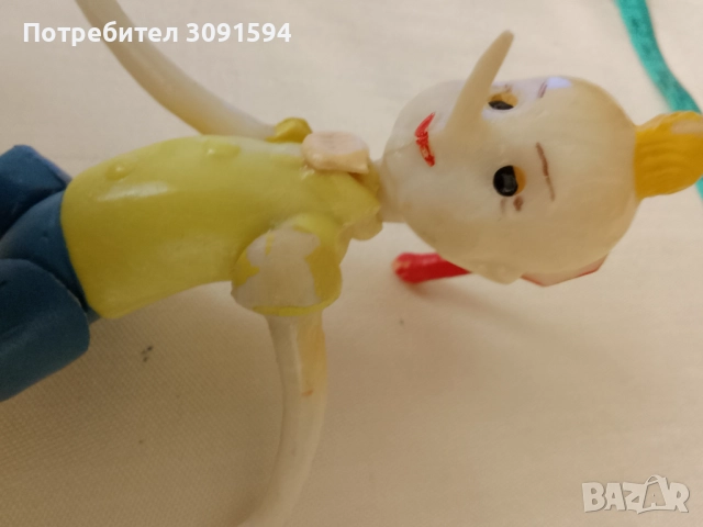Винтидж стара играчка Пинокио с движещи се очи твърда пластмаса  Размер: Височината -15 см, снимка 4 - Колекции - 51821193