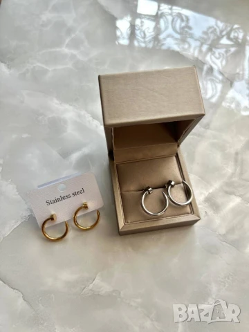 обеци от стомана 