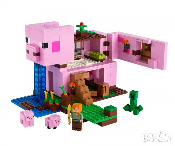 LEGO® Minecraft™ 21170 - Къщата на прасетата, снимка 2 - Конструктори - 39146697