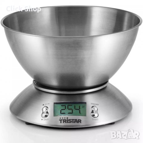 Tristar кухненска везна 5 кг с измервателна купа 4, снимка 1