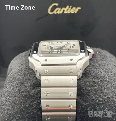 Cartier Santos De Cartier 40mm (35mm) Steel White Dial Automatic Мъжки / Унисекс  Различни Варианти, снимка 8 - Мъжки - 47990398