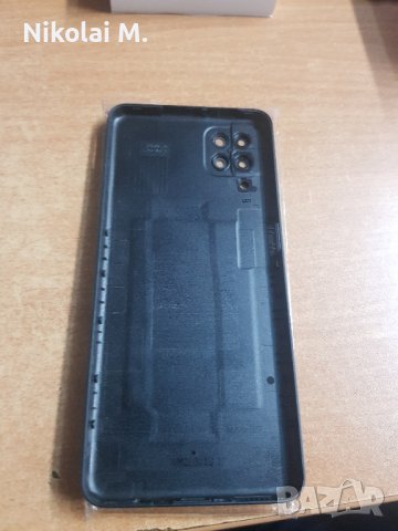  Заден капак със стъкло камера за Samsung Galaxy A12(черен), снимка 3 - Резервни части за телефони - 43514608