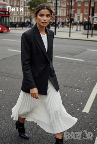 Черно сако тип блейзър, Ново