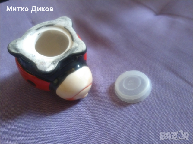 Винтидж касичка порцелан калинка като нова 8х6см, снимка 6 - Антикварни и старинни предмети - 44928570