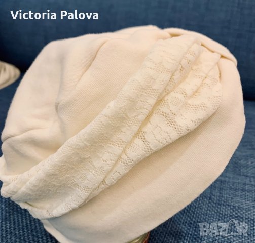 Красива шапка тип тюрбан, снимка 3 - Шапки - 35521014