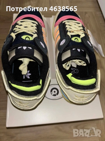 Нови мъжки маратонки Bad Bunny × adidas Forum Low Powerphase, снимка 5 - Маратонки - 53471416