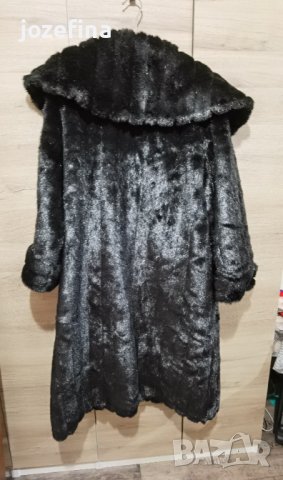 Луксозно зимно палто с интересна яка за изискани дами , снимка 3 - Палта, манта - 43574481