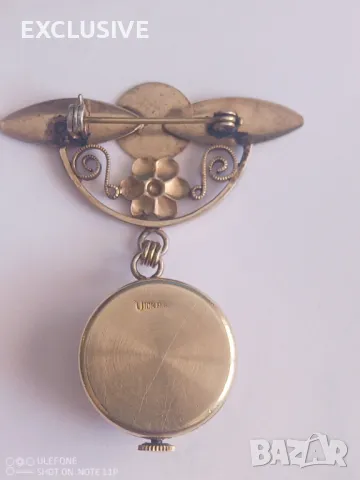 Часовник Брошка Швейцарски 1930г, снимка 2 - Дамски - 48448347