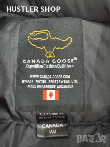 Мъжки пухен елек VINTAGE CANADA GOOSE DUCK DOWN. Размер М, снимка 7 - Якета - 53051732