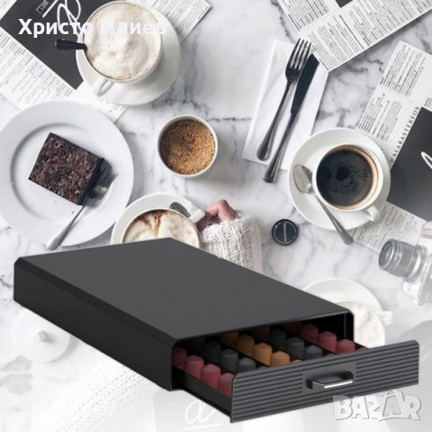 Кутия за капсули за кафе Неспресо Nespresso Органайзер Чекмедже, снимка 4 - Кафемашини - 39362546