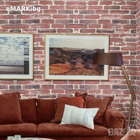 3д самозалепващи се тапети от полиетиленова пяна наподобяващи естествен камък - модел 3, снимка 1