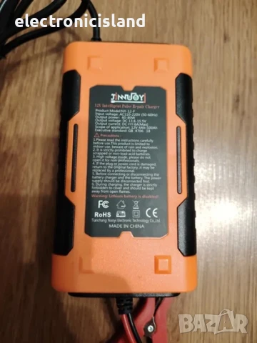 12V 6A Умно Smart Смарт интелигентно пулс зарядно за кола / мотор / автомобил, снимка 4 - Аксесоари и консумативи - 50728590