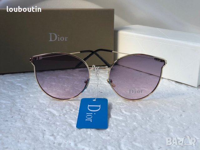 DIOR 2021 слънчеви очила тип котка UV 400 защита с лого, снимка 7 - Слънчеви и диоптрични очила - 33570206
