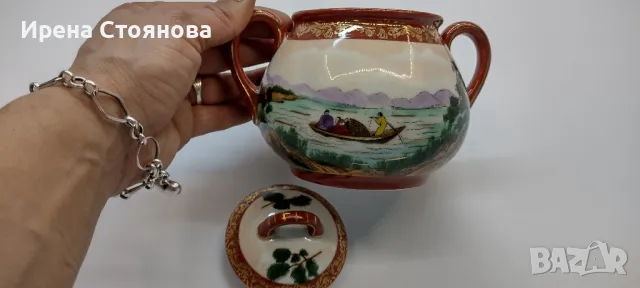 Внушително голяма захарница с вместимост 770 мл, снимка 5 - Антикварни и старинни предмети - 49378066