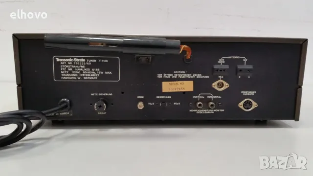 Стерео тунер Transonic-strato T-1109, снимка 6 - Ресийвъри, усилватели, смесителни пултове - 27583941
