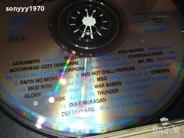 METAL BALLADS CD 1108250821, снимка 11 - CD дискове - 51323237