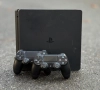 Конзола Sony Playstation 4 Slim (PS4), 500 GB, Черен + 2 геймпада и игра, снимка 2