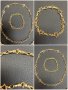 Златни синджири гривни плочка 14к 585 gold zlatni zlato, снимка 8