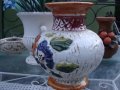 maiolica великолепна ръчно изработена ваза , снимка 3