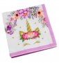 Unicorn Еднорог бял фон 10 парти салфетки рожден ден, снимка 1