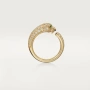 CARTIER Panthere de Cartier Gold Paved Diamonds Дамски Пръстен, снимка 11