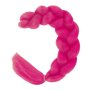 Плитки от синтетична коса – тъмно розово, снимка 1 - Аксесоари за коса - 43905250