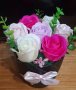 Букет от сапунени рози , снимка 4