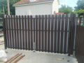 Метални профили (летви) за ограда, Цвят КАФЯВ/АНТРАЦИТ, 1.5 м, снимка 14