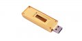 USB 2.0 флаш памет 64GB-златно кюлче-флашка-USB Flash Drive , снимка 4