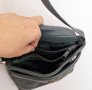 Мъжка кожена чантичка 20х20 см, снимка 3