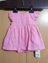 Ново детска розова рокличка - боди, снимка 1 - Бебешки рокли - 40145144