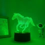Холограмна 3D LED лампа Кон,RGB Седемцветен Интелигентен Контрол,USB/батерия, снимка 5