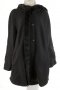 Черно дамско вълнено палто марка NATALEE , снимка 2