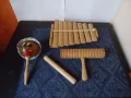 тарамбука, маракас , кастанети, там-там барабанче с топче,барабан-език ,ксилофон,гуиро, снимка 7