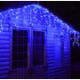 LED лампички за коледна украса-3 метра, цвят синьо/LED завеса/лампички за декорация , снимка 1