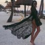 Парео Ilina Black - S M размери, снимка 1 - Бански костюми - 32935165