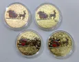 Подаръчна Коледна монета плакет , снимка 2